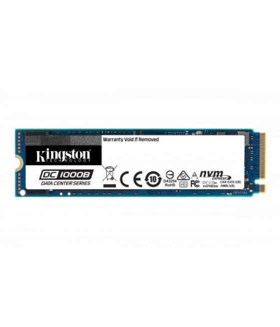 Kingston technology dc1000b m.2 480 gb pci express 3.0 3d tlc nand nvme