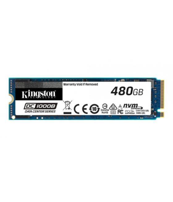 Kingston technology dc1000b m.2 480 gb pci express 3.0 3d tlc nand nvme