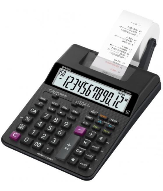Calculadora impresora de 12 dígitos casio hr-150rce