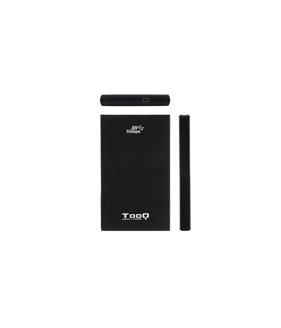 TooQ TQE-2522B caja HD 2.5" SATA3 USB 3.0 Negra - Imagen 9