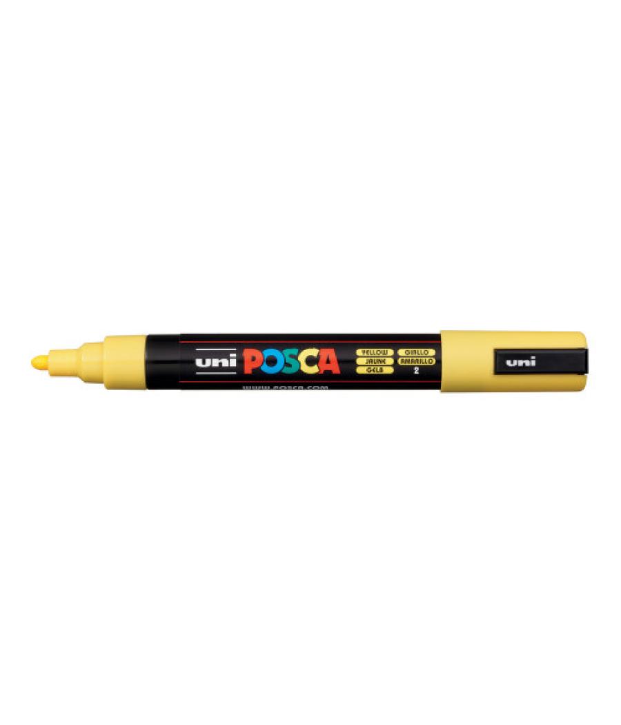 Marcador pc-5m posca 1.8-2.5mm amarillo uni-ball 286526000