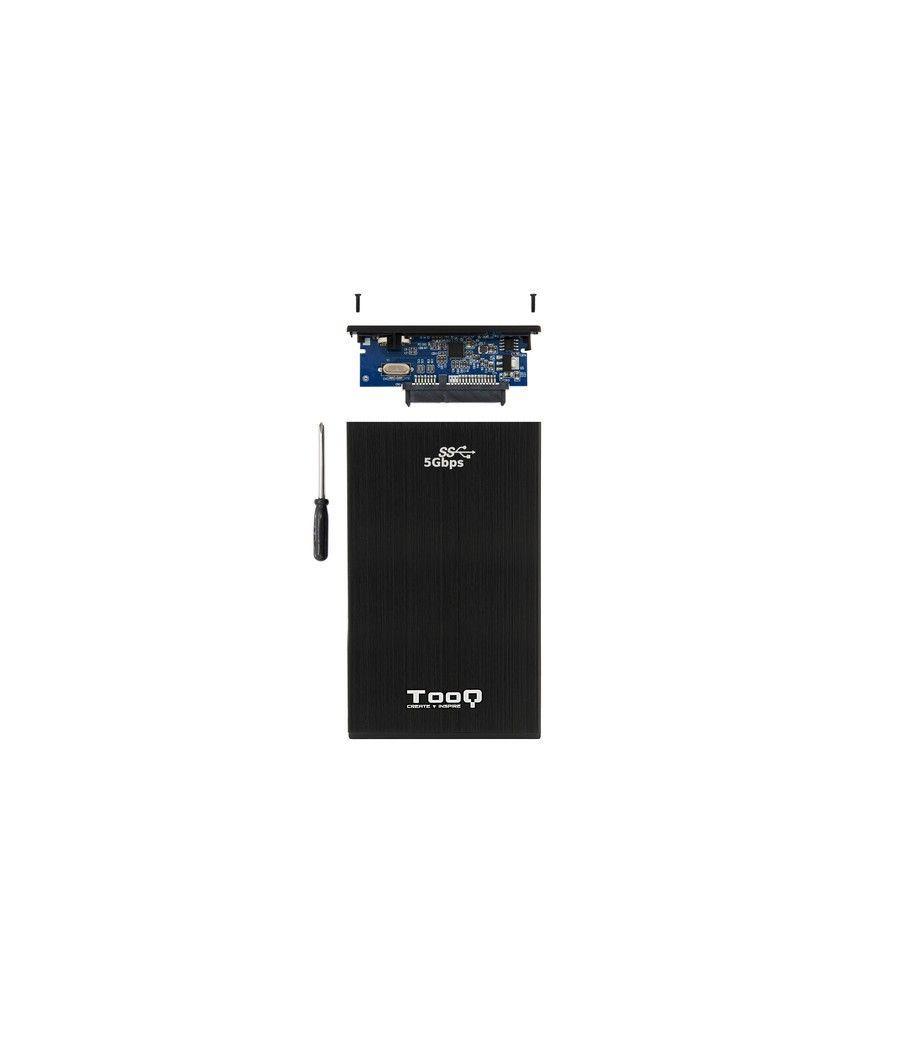 TooQ TQE-2522B caja HD 2.5" SATA3 USB 3.0 Negra - Imagen 11