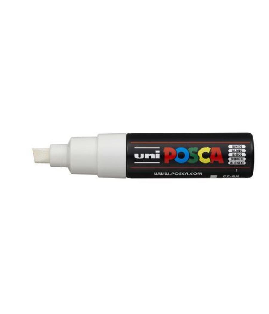 Marcador pc-8k posca punta b 8mm. blanco uni-ball 300426000