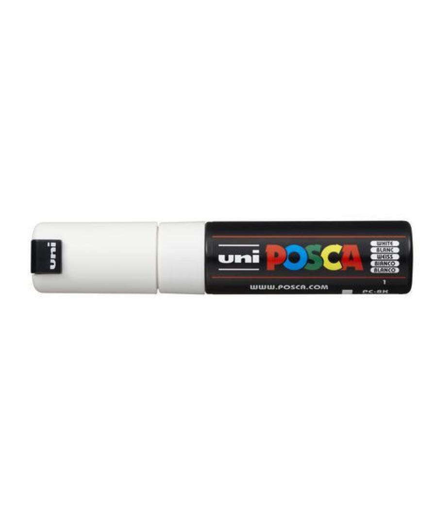 Marcador pc-8k posca punta b 8mm. blanco uni-ball 300426000