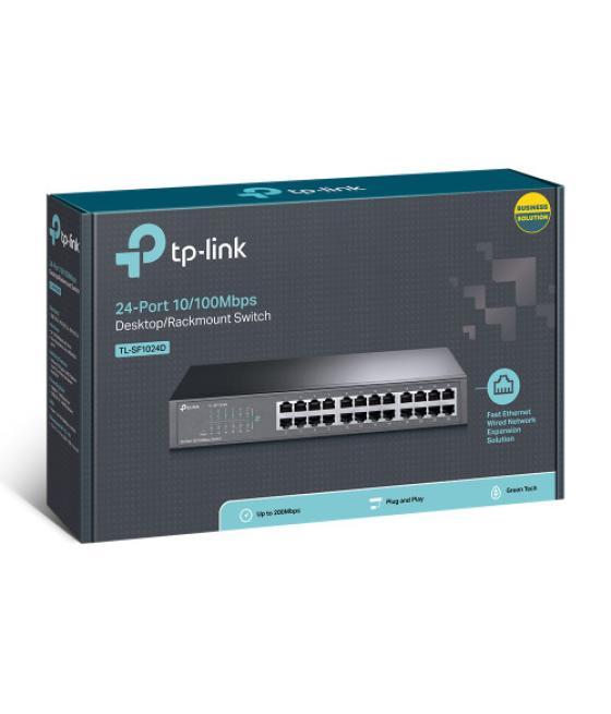 Tp-link tl-sf1024d switch fast ethernet (10/100) negro