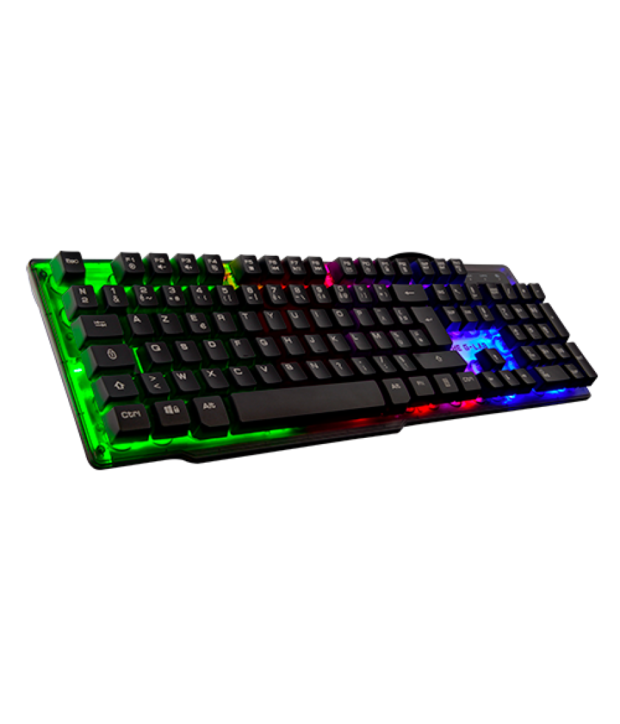 The g-lab keyz neon teclado usb qwerty español negro