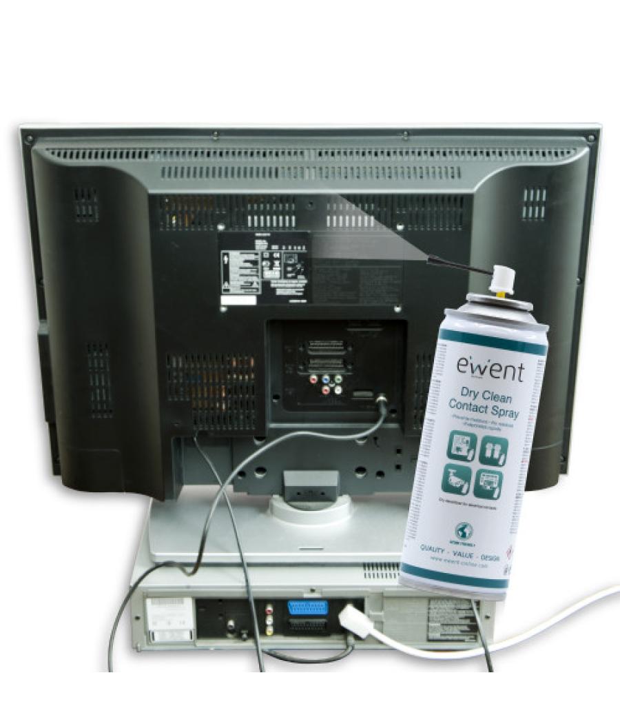 Ewent ew5614 kit de limpieza para computadora pantallas / plásticos, universal espray para limpieza de equipos 200 ml