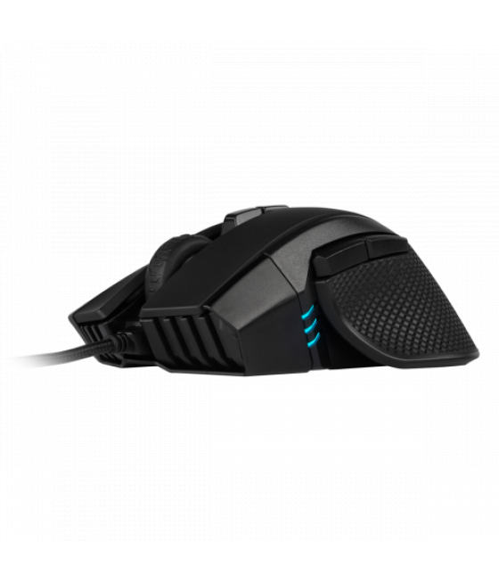 Corsair ironclaw rgb ratón mano derecha usb tipo a 18000 dpi