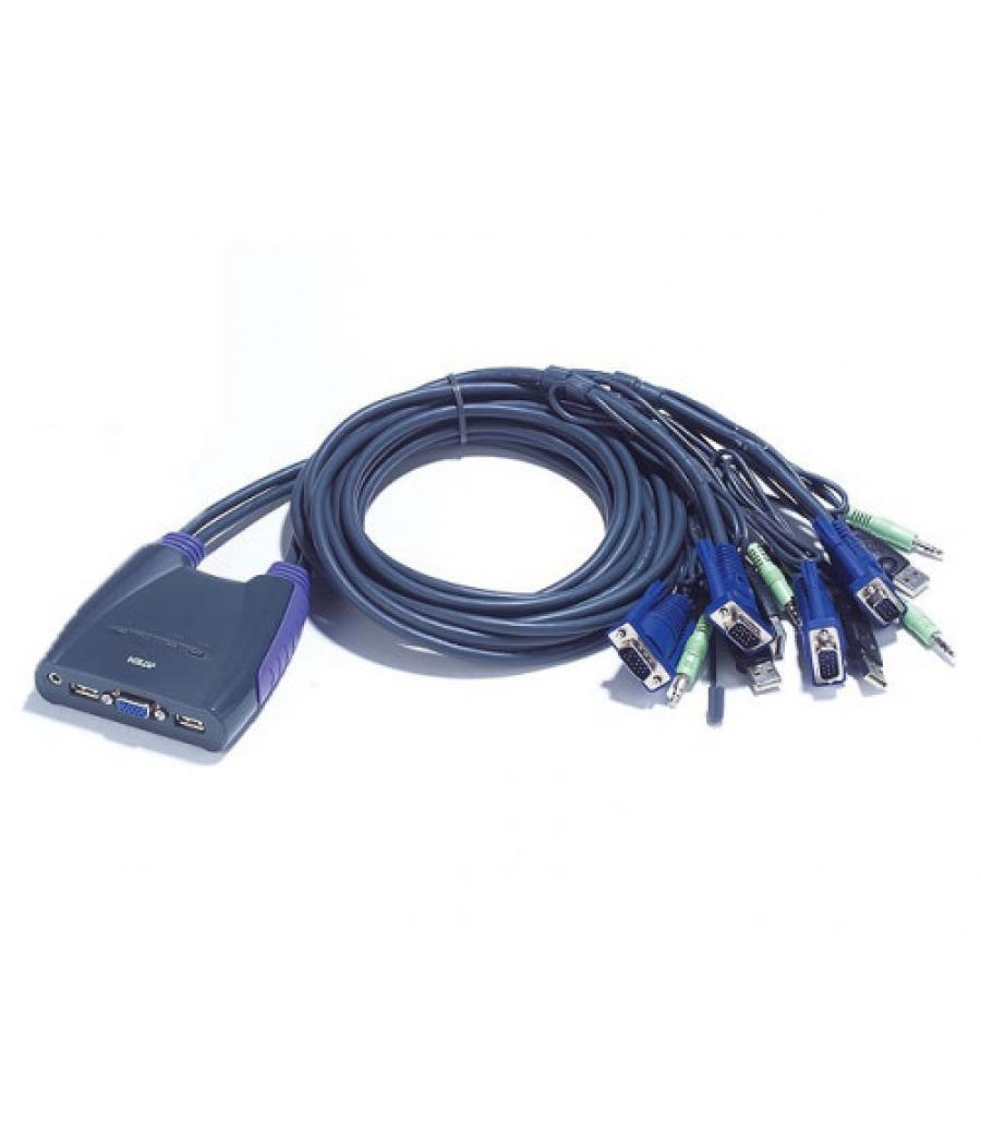 Aten cs64us interruptor kvm azul