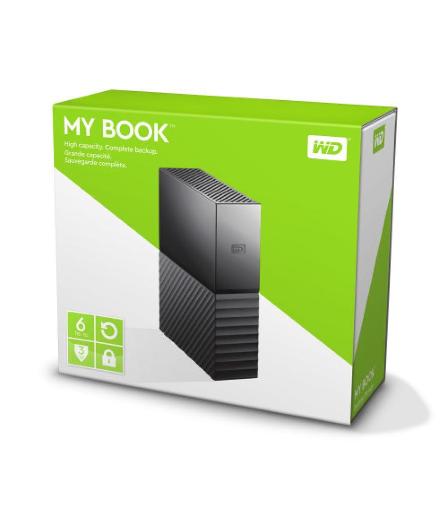 Western digital my book disco duro externo 6000 gb negro