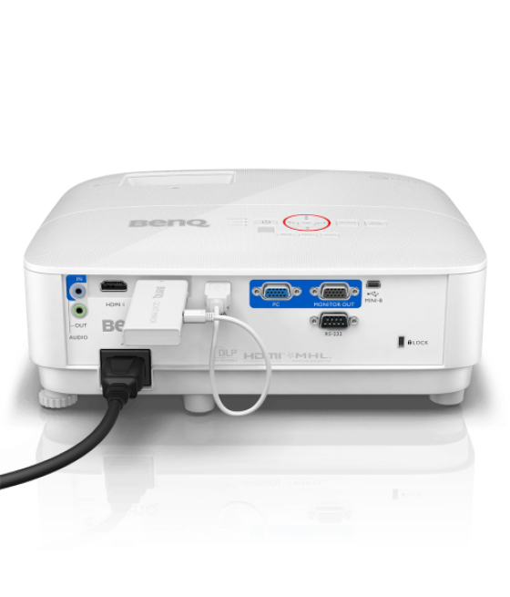 Benq th671st videoproyector 3000 lúmenes ansi dlp 1080p (1920x1080) proyector para escritorio blanco