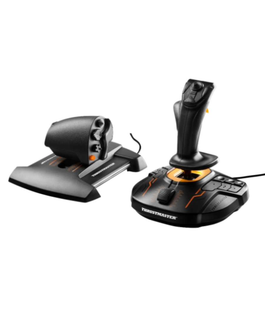 Thrustmaster t-16000m fcs hotas negro, naranja usb palanca de mando analógico/digital mac, pc