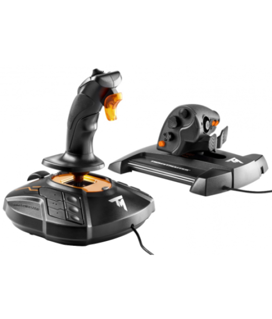 Thrustmaster t-16000m fcs hotas negro, naranja usb palanca de mando analógico/digital mac, pc