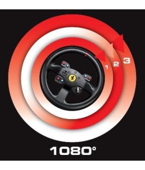 Thrustmaster volante + pedales t300 ferrari integral alcantara edition para ps3/ps4/pc (4160652)