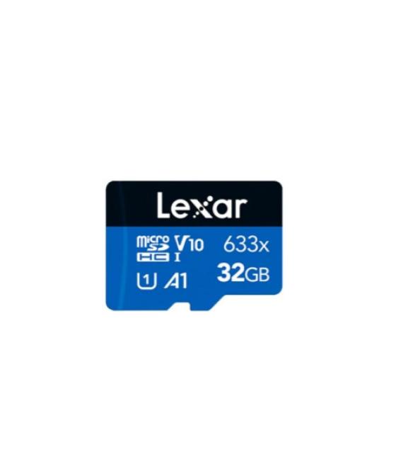 Lexar 32gb high-performance 633x microsdhc uhs-i, up to 100mb/s read 20mb/s write c10 a1 v10 u1
