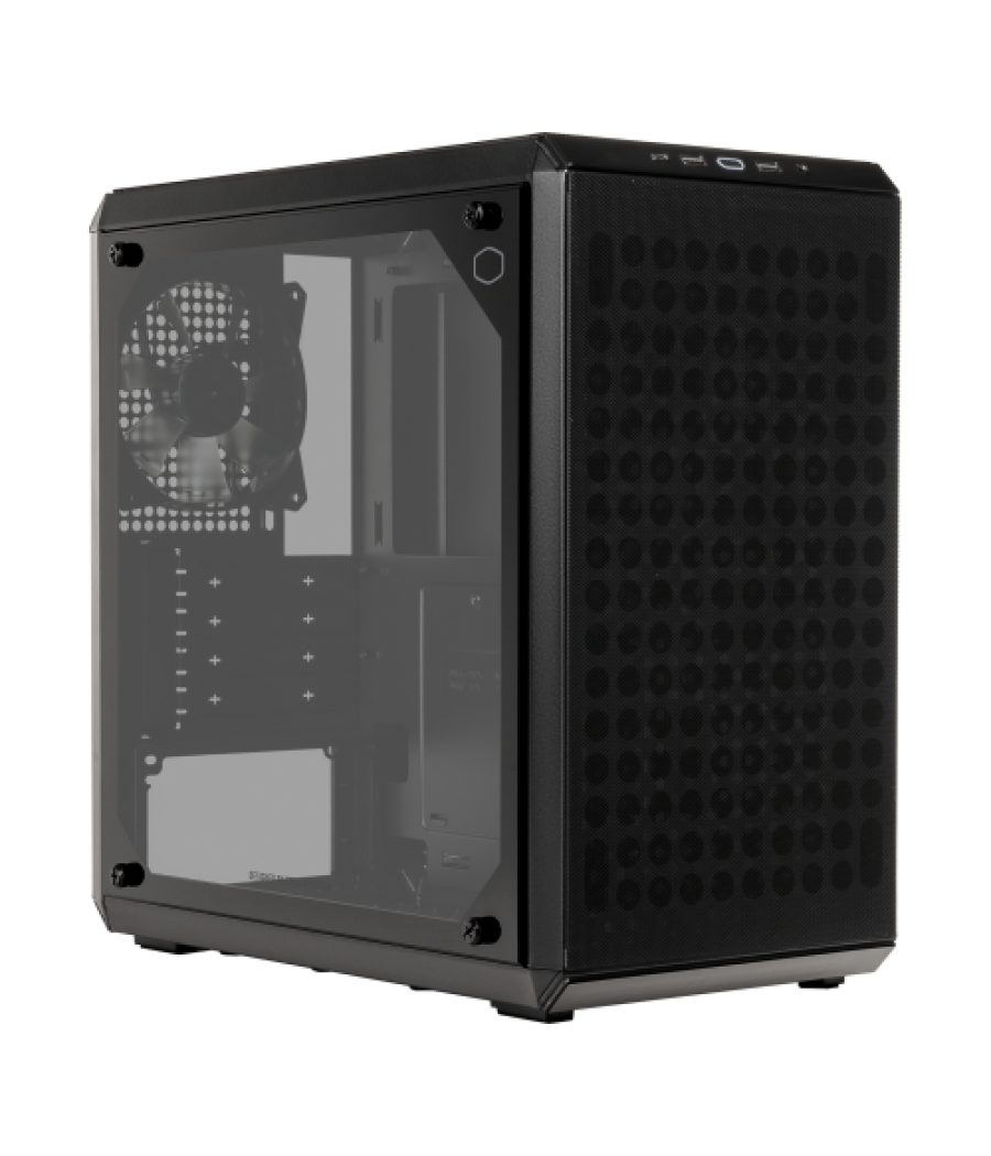 Cooler master q300l v2 mini tower negro, transparente