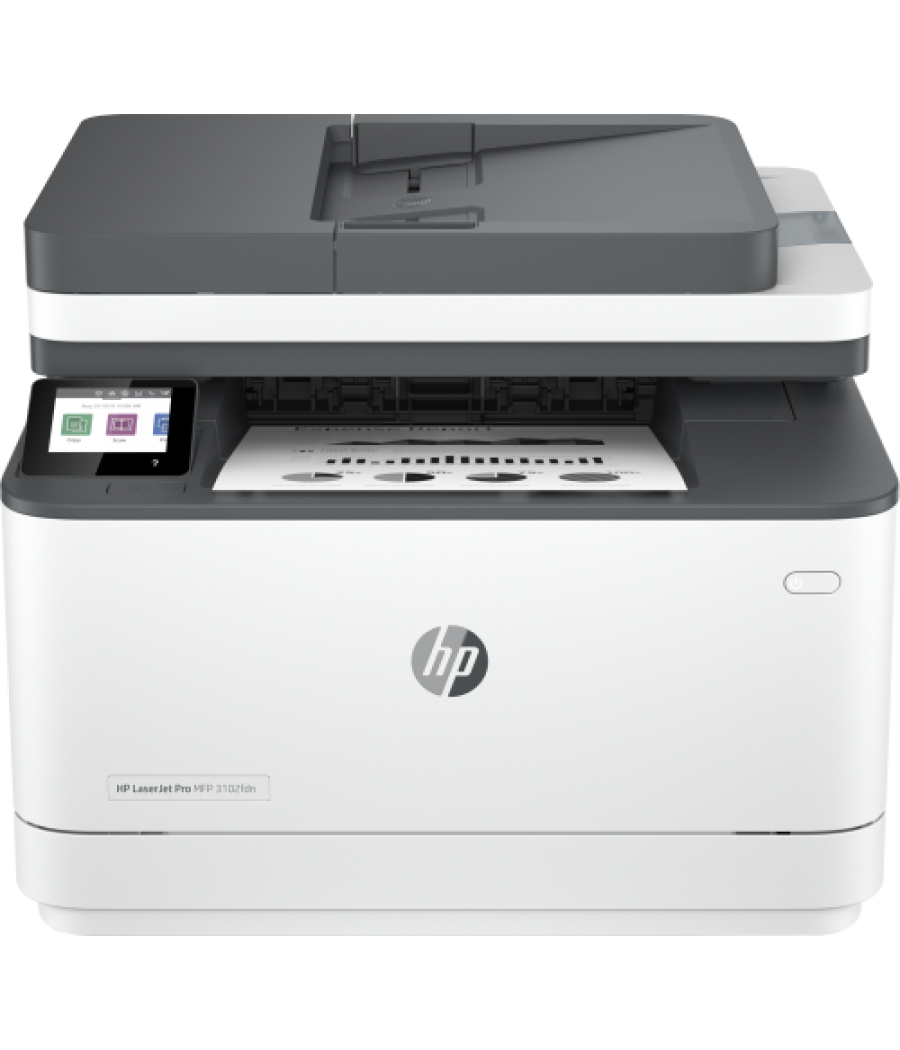 Hp laserjet impresora multifunción pro 3102fdn, blanco y negro, impresora para pequeñas y medianas empresas, imprima, copie, esc