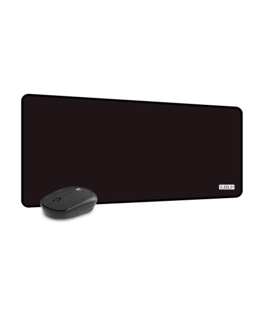 Subblim alfombrilla con ratón harmony pack mousepad xl + wireless mouse black