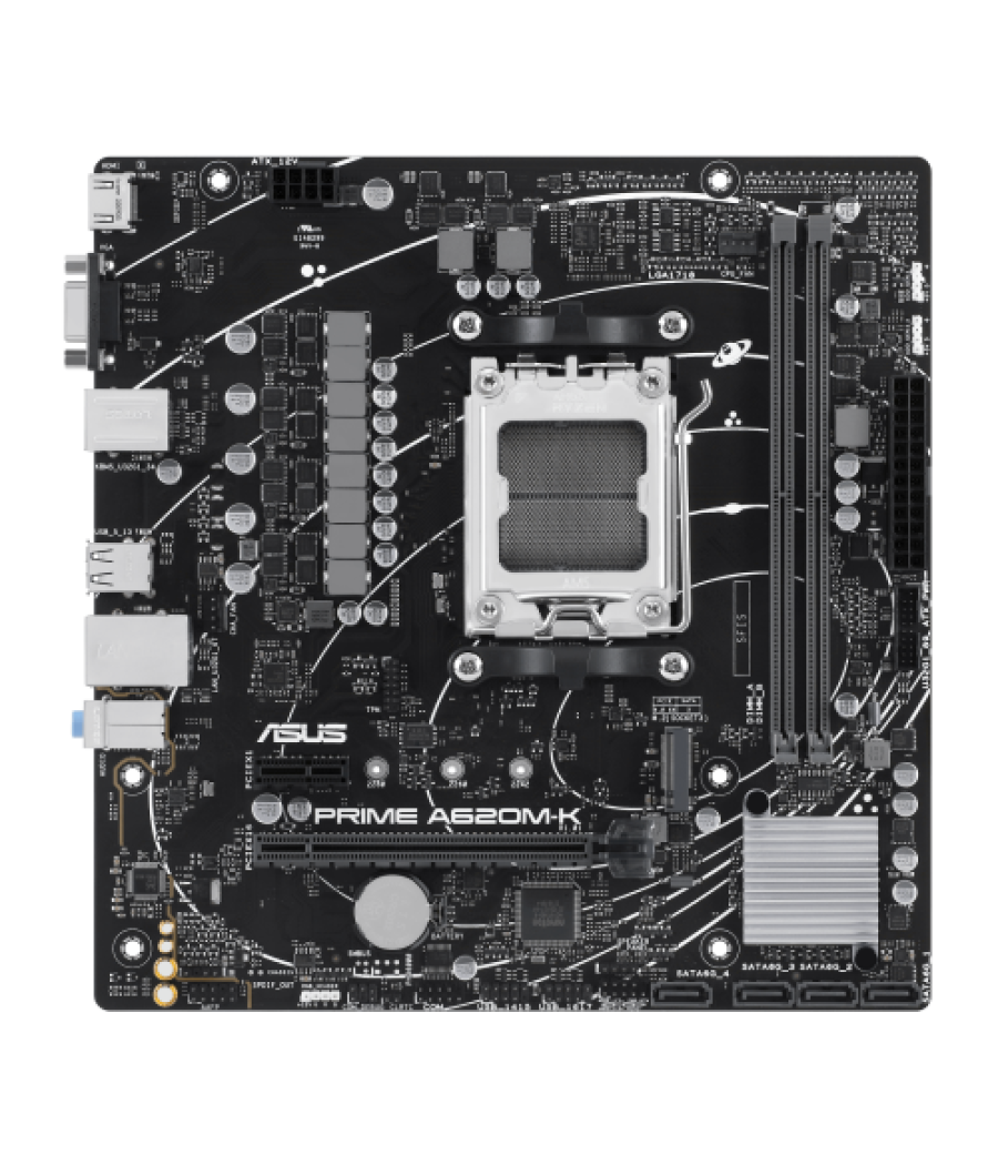 Asus prime a620m-k amd a620 zócalo am5 micro atx