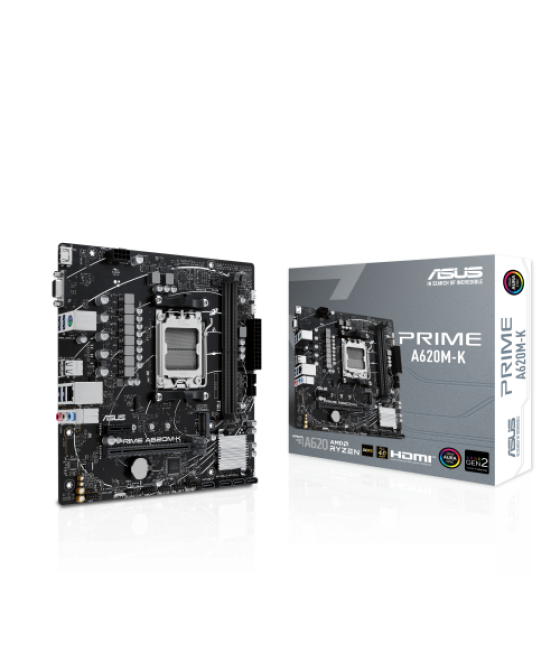 Asus prime a620m-k amd a620 zócalo am5 micro atx