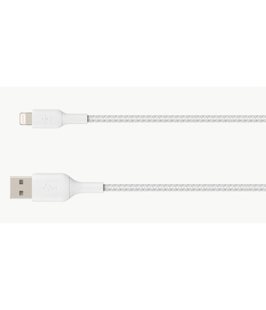 Belkin caa002bt2mwh cable de conector lightning 2 m blanco