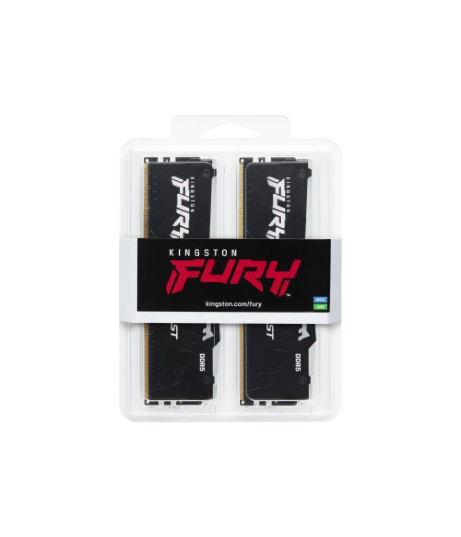 Kingston technology fury beast rgb módulo de memoria 16 gb 2 x 8 gb ddr5 5200 mhz