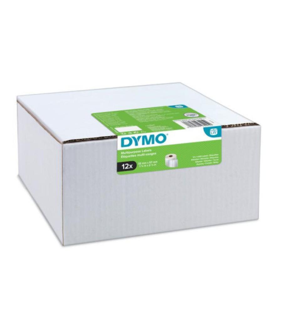 Pack 12 rollos lw etiquetas 32x57mm dymo 2093095