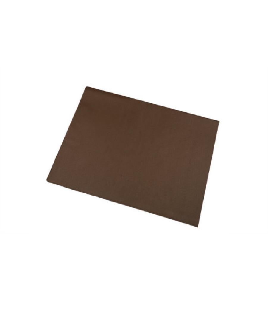 Bolsa 25 hojas + 1 hoja gratis papel seda-fsc-18g - 50 x 75 cm marron oscuro sadipal s0718118