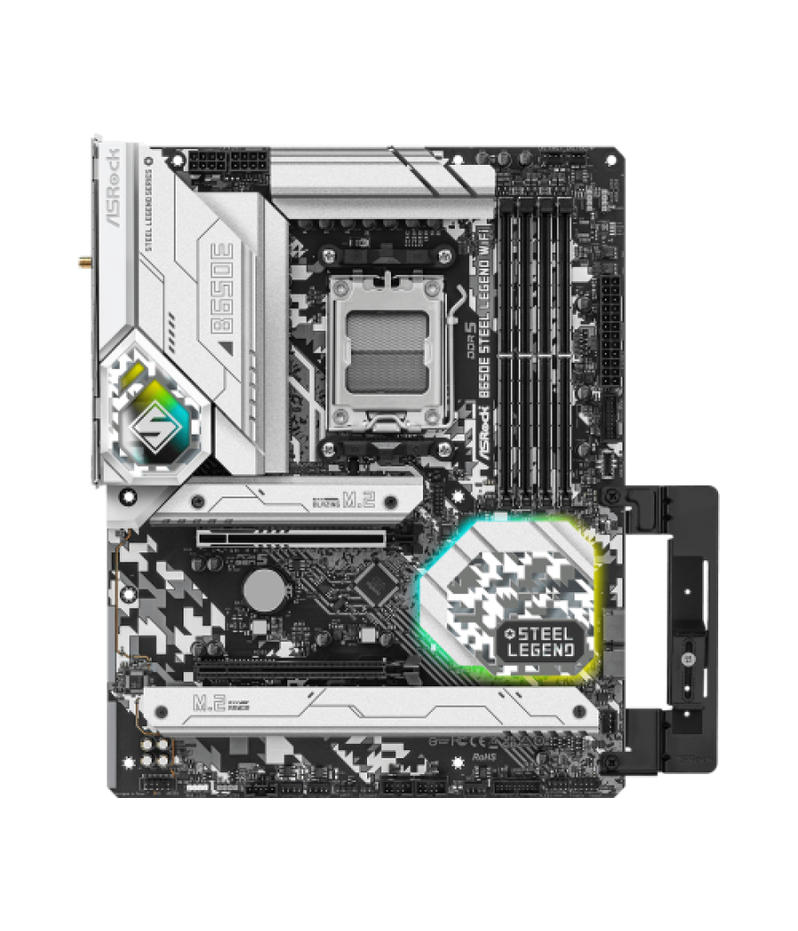 Asrock b650e steel legend wifi amd b650 zócalo am5 atx