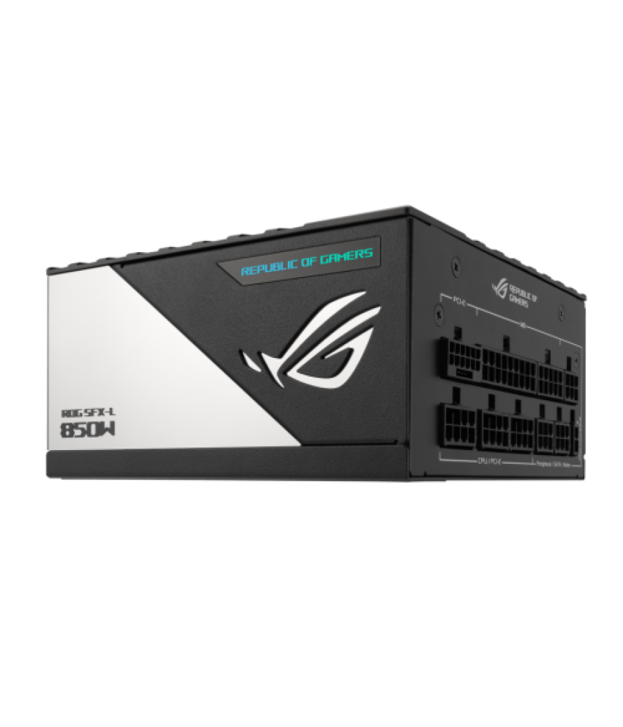 Asus rog loki sfx-l 850w platinum unidad de fuente de alimentación 24-pin atx negro, plata