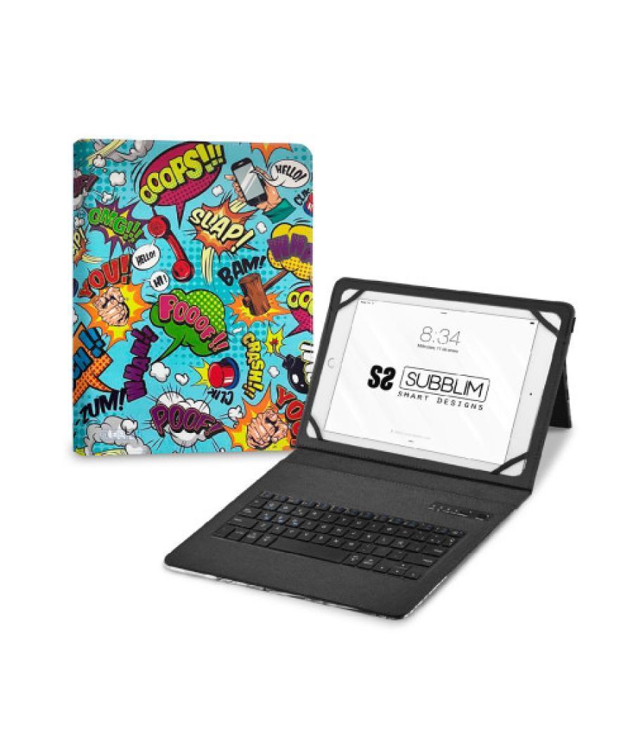 Subblim funda con teclado keytab pro bt trendy comic