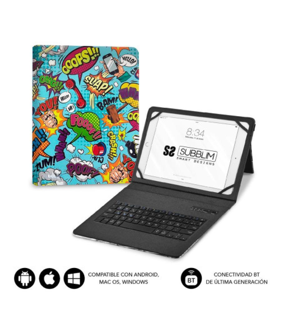 Subblim funda con teclado keytab pro bt trendy comic