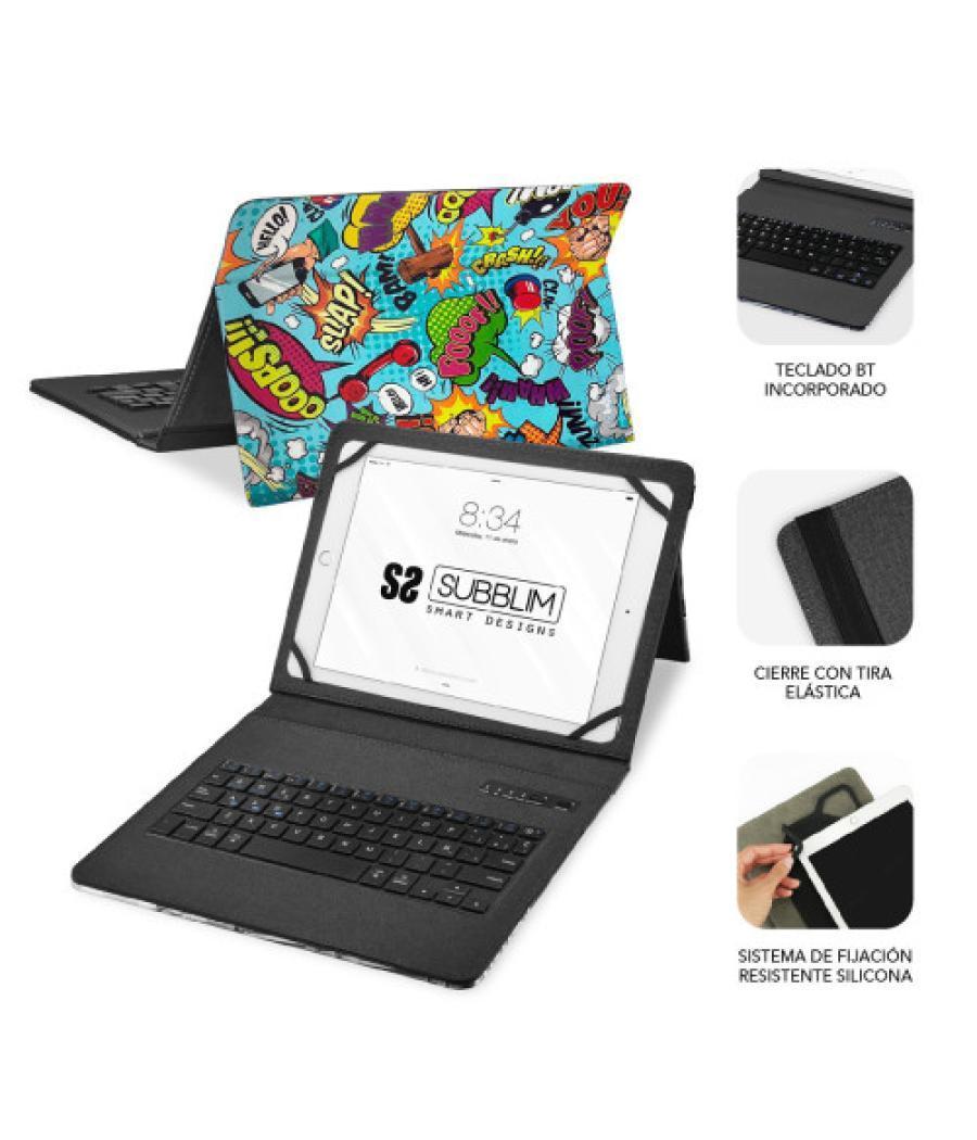 Subblim funda con teclado keytab pro bt trendy comic