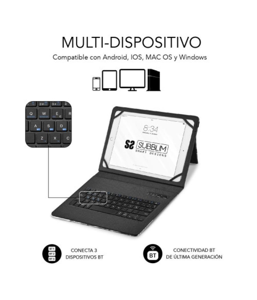 Subblim funda con teclado keytab pro bt trendy comic