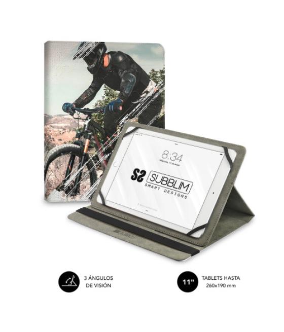 Subblim funda tablet universal trendy case biker 11"
