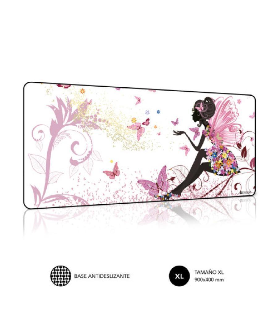 Subblim alfombrilla ratón hada xl mouse pad 900x400x3