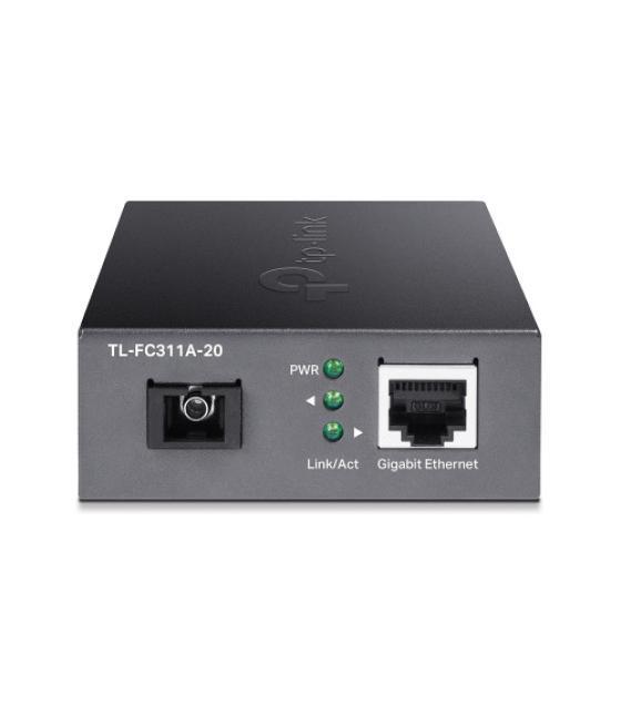 Tp-link tl-fc311a-20 convertidor de medio 1000 mbit/s 1550 nm monomodo negro