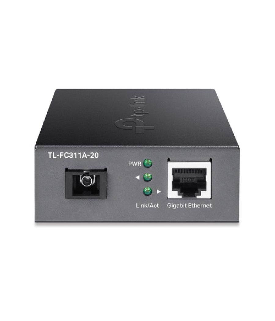 Tp-link tl-fc311a-20 convertidor de medio 1000 mbit/s 1550 nm monomodo negro