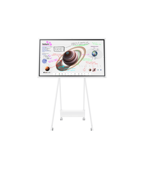 Samsung wm55b pantalla plana para señalización digital 139,7 cm (55") va wifi 350 cd / m² 4k ultra hd blanco pantalla táctil pro