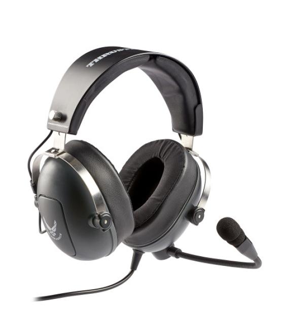 Thrustmaster 4060196 auricular y casco auriculares alámbrico aviación/control de tráfico aéreo gris
