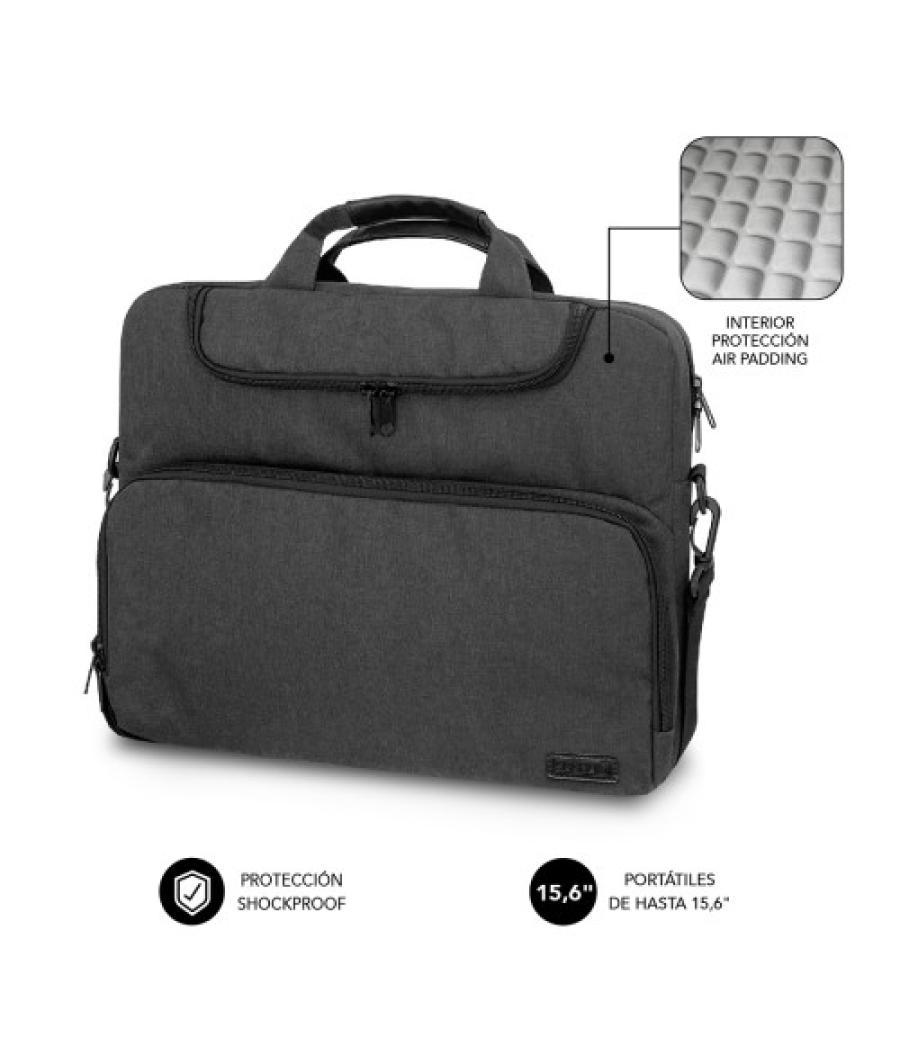 Air padding laptop bag 15,6" dark grey