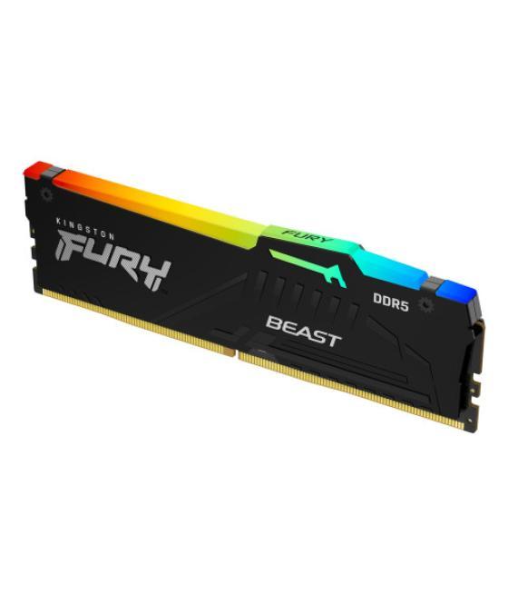 Kingston technology fury beast rgb módulo de memoria 8 gb 1 x 8 gb ddr5 5600 mhz