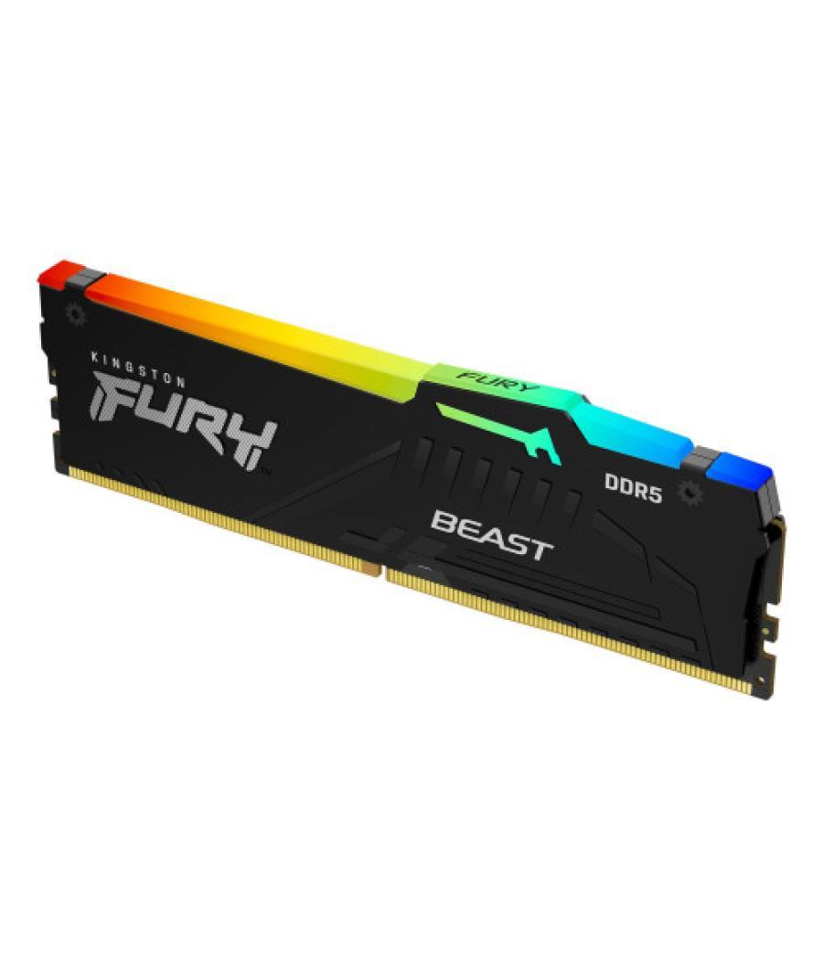 Kingston technology fury beast rgb módulo de memoria 8 gb 1 x 8 gb ddr5 5600 mhz