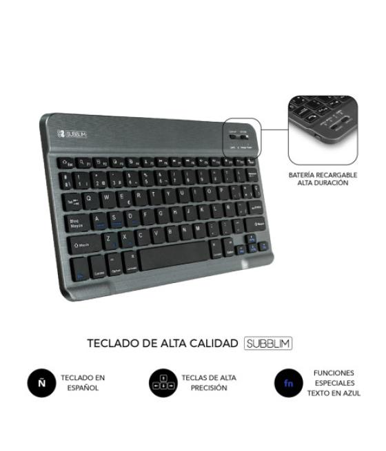 Subblim funda con teclado keytab pro bt lenovo tab m10 fhd plus de 10.3" tb-x606