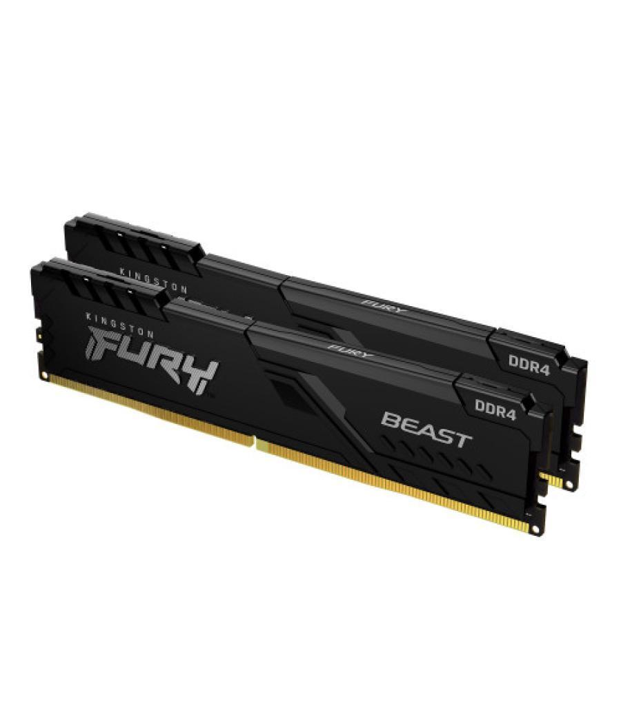 Kingston technology fury beast módulo de memoria 32 gb 2 x 16 gb ddr4 3200 mhz