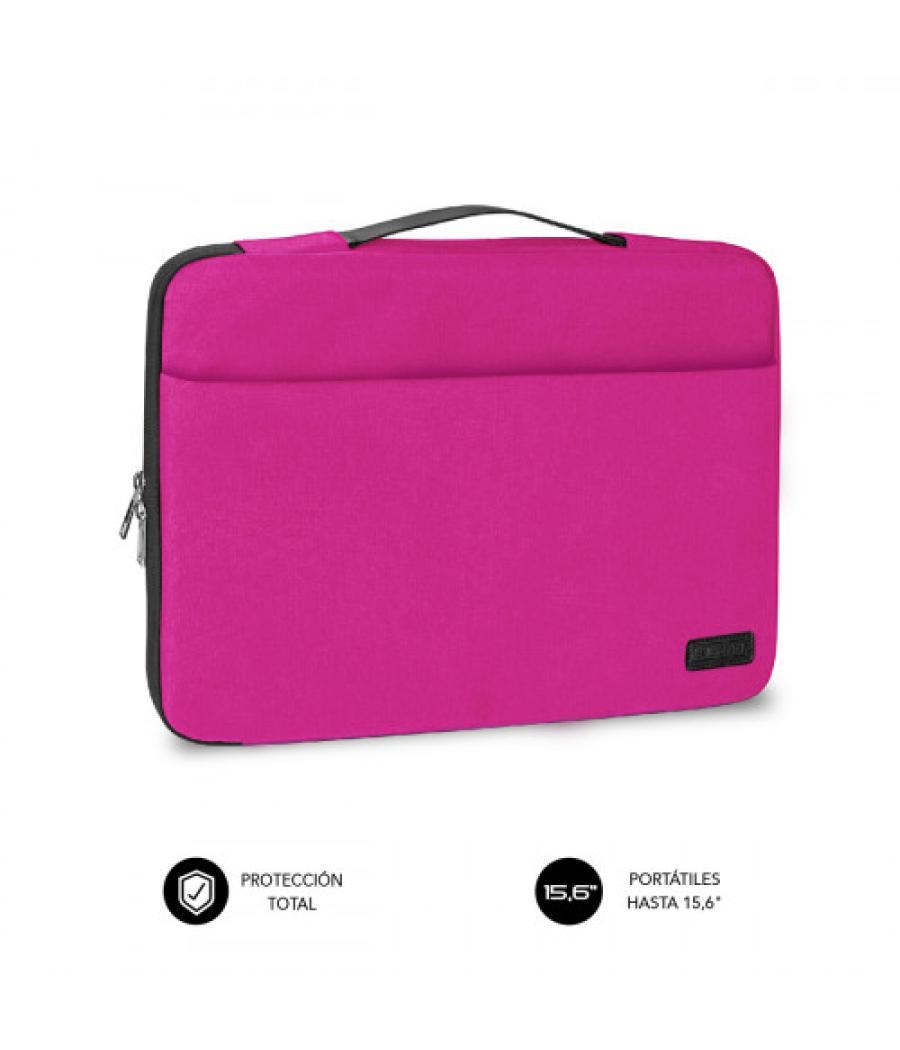 Subblim funda ordenador elegant laptop sleeve 15,6" pink