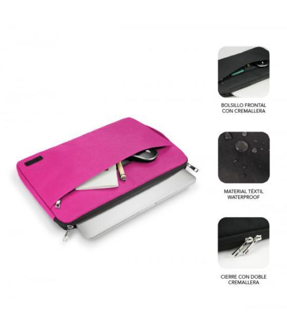 Subblim funda ordenador urban laptop sleeve 15,6" pink