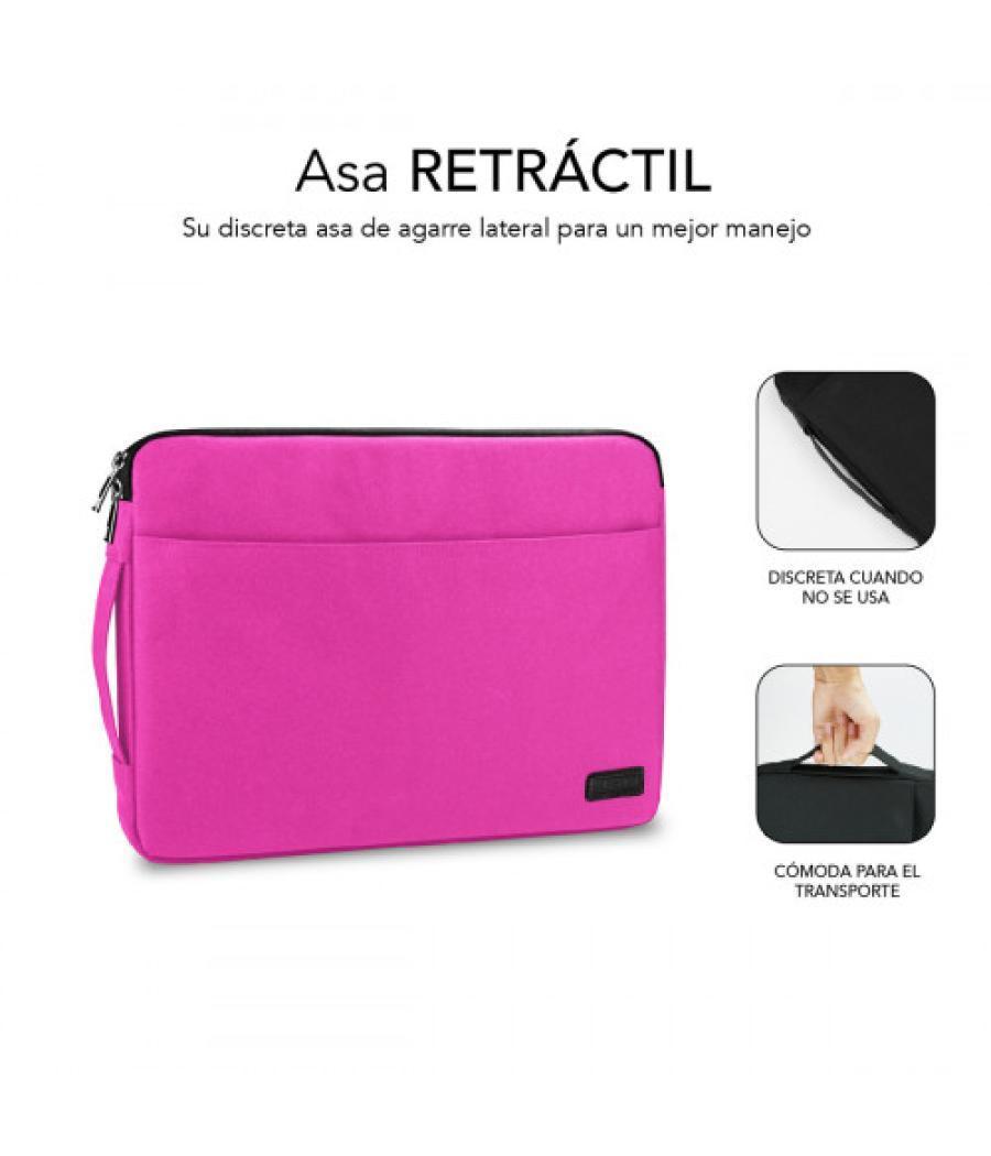 Subblim funda ordenador urban laptop sleeve 15,6" pink