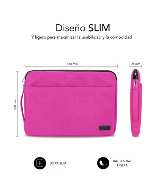 Subblim funda ordenador urban laptop sleeve 15,6" pink