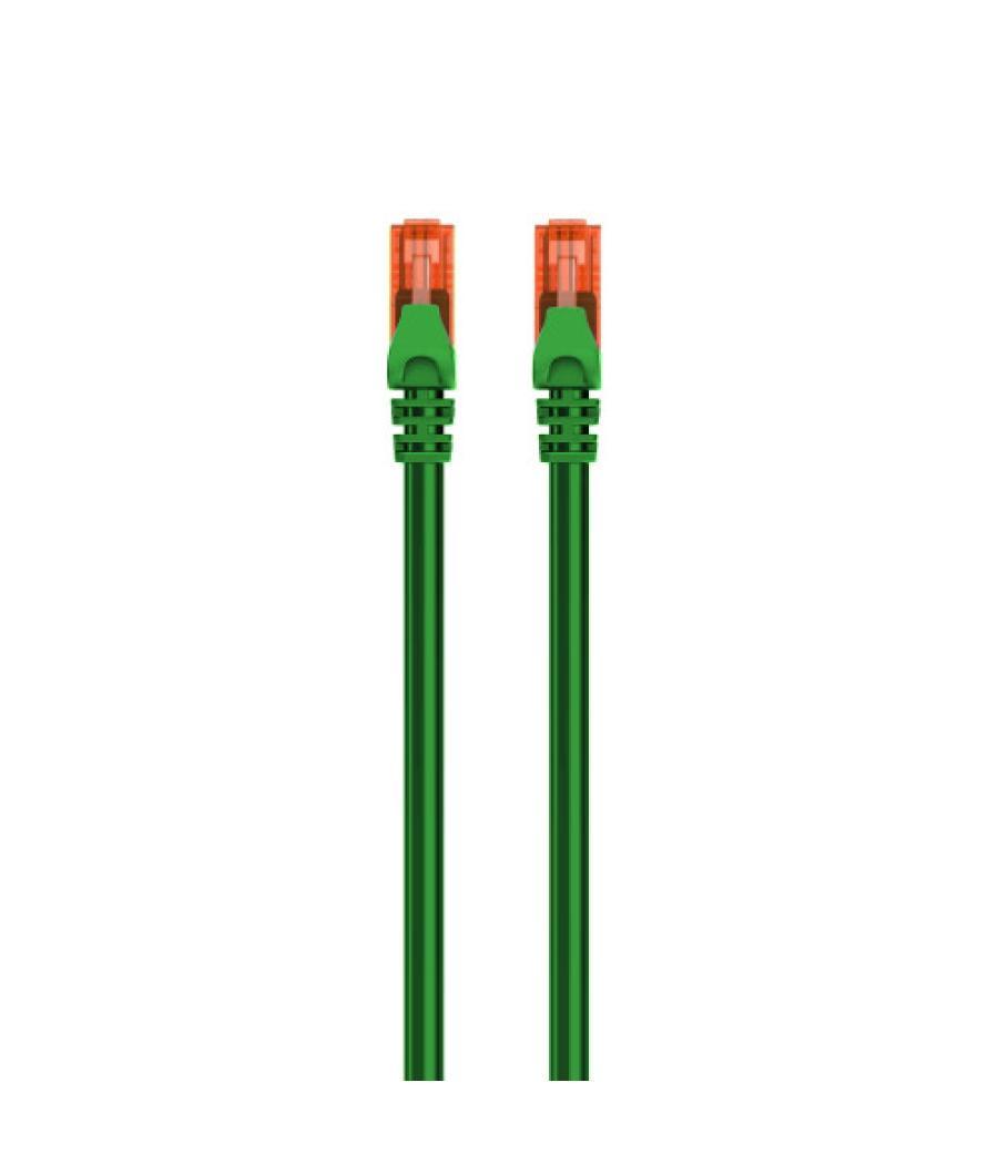 Ewent im1009 cable de red verde 1 m cat6 u/utp (utp)